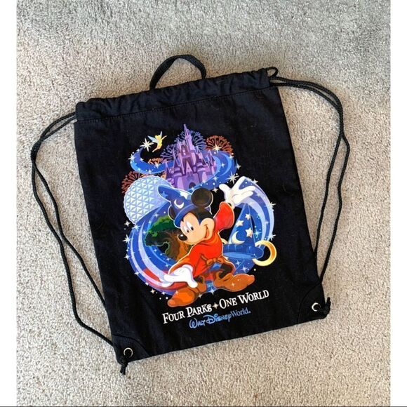 𝅺🌸3 for $30🌸 Walt Disney World Drawstring Bag - Picture 1 of 2